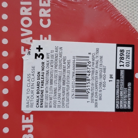 REVERSIBLE CHALK BOARD SIGN - Picture 4 of 6